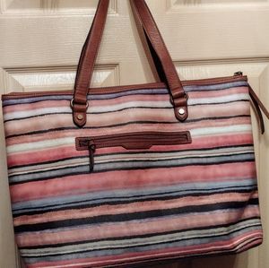 Large multi colored Elliott Lucca tote